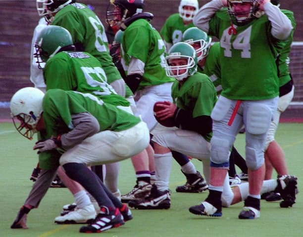 College Bowl XIII, 21 March 1999, Loughborough Aces v Hertfordshire Hurricanes: The last play of College Bowl XIII.