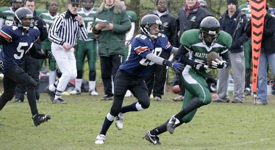 Gumbs v Greenwich: a headline photo from the club website, c. 2011