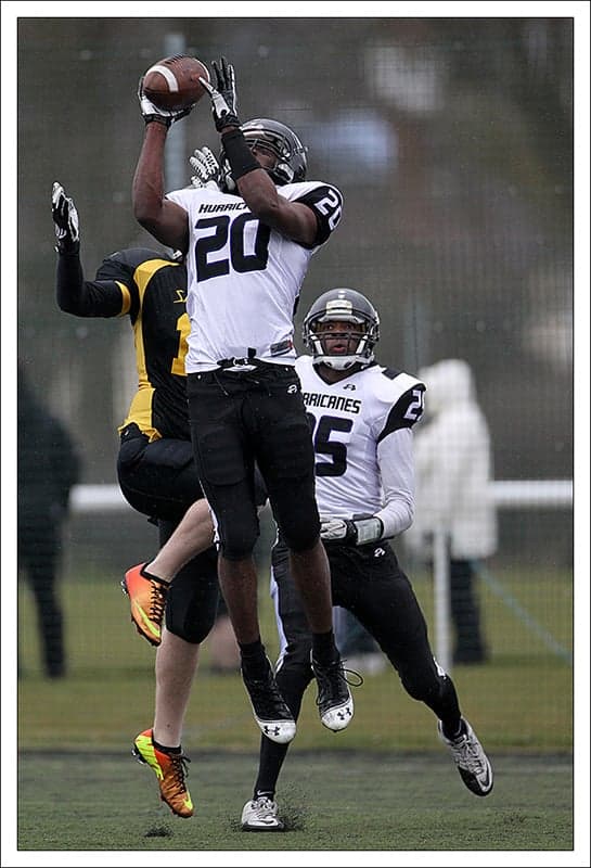 So close: BUAFL quarter-final v Sheffield Sabres, 10 March 2013