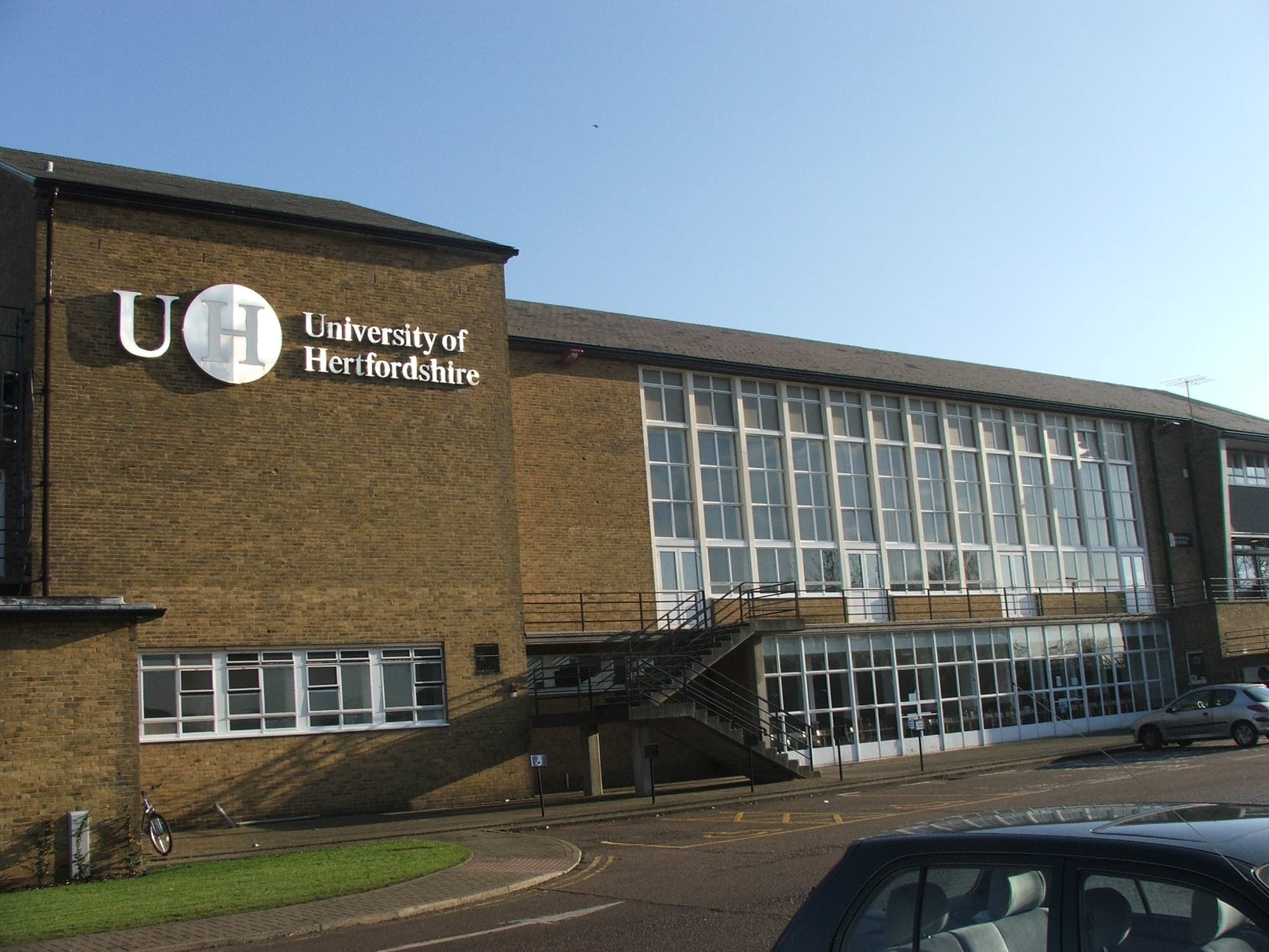 The University of Hertfordshire's College Lane campus, Hatfield, the university's main site when the club was founded in 1992